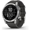 Garmin fēnix 7 Standard Edition - Silver con cinturino Graphite