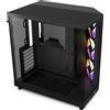 NZXT H6 Flow RGB | Compact Dual-Chamber Mid-Tower Airflow Case nero con ventole RGB