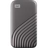 Western Digital WD 2 TB My Passport | SSD portatile con tecnologia NVMe, USB-C, fino a 1.050 MB/s in lettura, fino a 1000MB/s in scrittura - Grigio