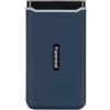Transcend ESD370C 500 GB | SSD Portatile, USB 3.1 Gen 2, USB Type-C, - Blu