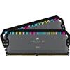 Corsair DOMINATOR PLATINUM RGB Kit di memoria DDR5 DRAM 32GB (2x16GB) 6000MHz C36 per AMD - Nero