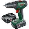 Bosch UniversalDrill 18V 1450 RPM Keyless 1.2 kg Nero Green