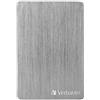 Verbatim Store 'n' Go ALU Slim 1TB | Hard disk esterno in alluminio, USB 3.2 (GEN 1), SuperSpeed USB (5 Gbps), per Windows & Mac OS X -