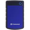 Transcend StoreJet 25H3 4TB | Hard disk esterno, USB 3.1 Gen 1 (USB 5Gbps), anti-scivolo e anti-shock - Blu