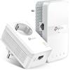TP-Link Kit Powerline AV1000 + Wi-Fi AC1200, presa elettrica passante
