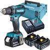 Makita DDF485RTJ3 Trapano Avvitatore a Batteria (Kit completo)