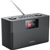 Kenwood CR-ST100S Smart Radio con DAB+ e Wi-Fi, Black