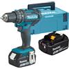 Makita DHP482RTJ Trapano avvitatore con percussione LXT