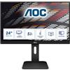 AOC Pro-line 24P1 monitor piatto per PC 60,5 cm (23.8") 1920 x 1080 Pixel Full HD LED Nero