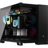 Corsair 2500X Micro ATX Dual PC Case - RGB Black (CC-9011267-WW)