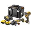 DeWalt DCK2080P2TQW | KIT composto da Trapano + Smerigliatrice + 2 Batterie