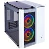 Corsair Crystal 280X RGB Case da Gaming, Micro ATX Vetro Temperato, Bianco