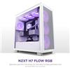 NZXT H7 Flow RGB | Mid-Tower ATX con ventole RGB Bianco