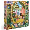 eeBoo- Garden Puzzle Adulto 1000 Pezzi-Lettura e Relax, PZTRRD (E6P)