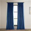 HPD Half Price Drapes Heritage VPYC-198604-84 - Tende in velluto felpato per soggiorno, 127 x 213 cm (1 pannello), blu Pesci