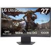 LG Monitor Gaming LG 27GS60QC-B Quad HD 27" 144 Hz 50 - 60 Hz 180 Hz
