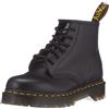 Dr. Martens 26203001, Anfibi Unisex-Adulto, Black Smooth, 42 EU