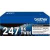 BROTHER ORIGINALE Brother Multipack nero TN-247BK TWIN ~3000 Pagine mod. TN-247BK TWIN EAN 4977766812726