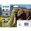 EPSON ORIGINALE Epson Multipack nero / ciano / magenta / giallo / ciano (chiaro) / magenta (chiaro) C13T24384011 24 XL 6 cartucce d'inchiostro: T2431-T2436 mod. C13T24384011 24 XL EAN 8715946615158