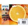 EPSON ORIGINALE Epson Multipack nero / ciano / magenta / giallo / Nero (Foto) C13T33574011 33 XL 5 Cartucce d'inchiostro: T3351 + T3361 + T3362 + T3363 + T3364 mod. C13T33574011 33 XL EAN 8715946645292