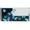 HP ORIGINALE HP Cartuccia d'inchiostro ciano 676M6A 738 300ml mod. 676M6A 738 EAN 196548336166