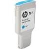 HP ORIGINALE HP F9J76A 727 cartuccia inchiostro ciano 300ml
