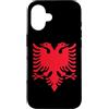Albanese Orgoglio Albania Patria Regali Albania Bandiera Albanese Custodia per iPhone 16