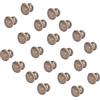 Pssopp Pomelli per scatole di gioielli piccoli, pomelli per scatole di chiodi per capezzoli con viti da 20 pezzi per la casa