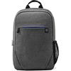 HP Prelude, Zaino per Laptop fino da 15,6", con Cinghie Imbottite Antiscivolo e Cerniera Colorata, 1 Scomparto Principale e 6 Tasche Interne ed Esterne, Realizzato con Materiale Riciclato, Grigio