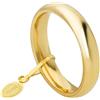 Unoaerre Fede Nuziale Unoaerre Comoda 4 mm Oro giallo