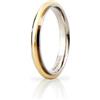 Unoaerre Fede Nuziale UNOAERRE Andromeda Slim 3mm Oro giallo bianco Brillanti Promesse