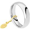 Unoaerre Fede Nuziale Unoaerre Comoda 5 mm Oro bianco
