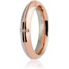 Unoaerre Fede Nuziale Unoaerre modello Eterna con 3 diamanti Collezione 9.0