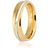 Unoaerre Fede Unoaerre modello Saturno Oro giallo e bianco con diamante Collezione 9.0
