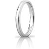 Unoaerre Fede Nuziale Unoaerre Orion slim Oro bianco Brillanti Promesse