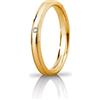 Unoaerre Fede Nuziale Unoaerre Orion slim con diamante Oro giallo Brillanti Promesse