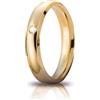 Unoaerre Fede Nuziale Unoaerre Orion Oro giallo con diamante Brillanti Promesse