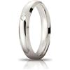 Unoaerre Fede Nuziale Unoaerre Orion Oro bianco con diamante Brillanti Promesse