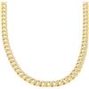 Gioielleria Lucchese Oro Collana Uomo in Oro Giallo Maglia Cubana 803321733511
