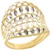 Gioielleria Lucchese Oro Anello Donna Oro Giallo e Bianco 803321731979