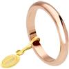 Unoaerre Fede Nuziale Unoaerre Oro rosa Francesina fascia stretta 4 grammi