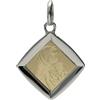 Gioielleria Lucchese Oro Ciondolo Madonna oro giallo e bianco GL100021