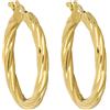 Gioielleria Lucchese Oro Orecchini a cerchio Donna in Oro Giallo 803321724293