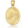 Gioielleria Lucchese Oro Medaglia Ciondolo da Battesimo Oro Giallo 803321704381