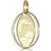 Gioielleria Lucchese Oro Medaglia Ciondolo da Battesimo Oro Giallo 803321714869
