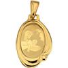 Gioielleria Lucchese Oro Medaglia Ciondolo da Battesimo Oro Giallo 803321714962