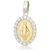 Gioielleria Lucchese Oro Ciondolo Madonna Miracolosa oro giallo bianco 803321714802