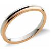 Gioielleria Lucchese Oro Fede Nuziale Oro Bianco Rosa FAU140BR