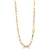 Gioielleria Lucchese Oro Collana Uomo in Oro Giallo e Bianco 803321728546