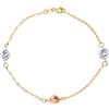 Gioielleria Lucchese Oro Bracciale da donna Oro tre colori 214620